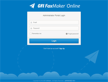 Tablet Screenshot of faxmakeronline.com